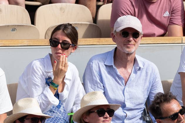 2026 French Open - Celebrities In Stand Day 7 NB Denis Brogniart in stand day 7 during the 2026 French Open at Roland Garros on May 30, 2026 in Paris, France. Photo by Nasser Berzane ABACAPRESS.COM  Copyright: xBerzanexNasser ABACAx
