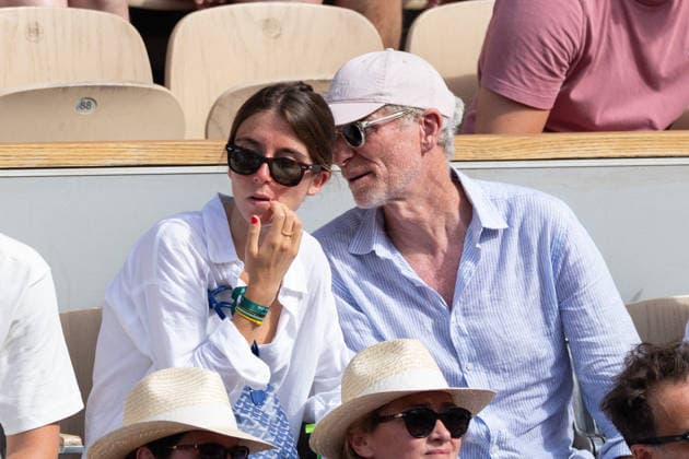 2026 French Open - Celebrities In Stand Day 7 NB Denis Brogniart in stand day 7 during the 2026 French Open at Roland Garros on May 30, 2026 in Paris, France. Photo by Nasser Berzane ABACAPRESS.COM  Copyright: xBerzanexNasser ABACAx