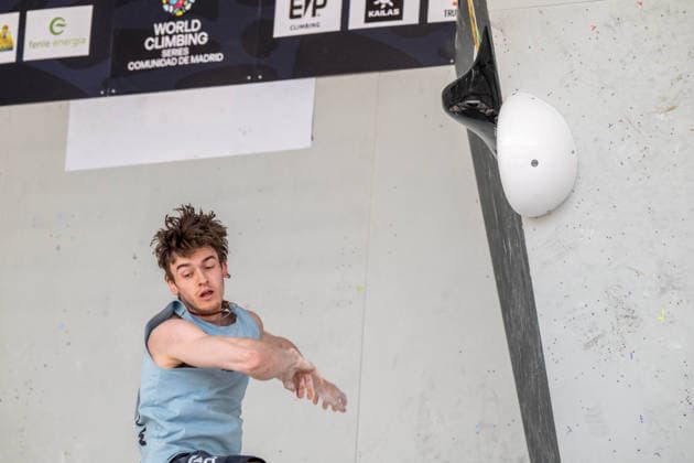 May 30, 2026, Madrid, Madrid, Spain: THORBEN PERRY BLOEM of Germany competes during the men s boulder semifinal at the IFSC World Climbing Series in Madrid Madrid Spain - ZUMAd308 20260530_zsp_d308_172 Copyright: xJuanxCarlosxLucasx
