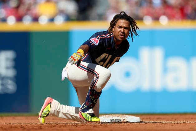 May 30, 2026: Cleveland Guardians third baseman Jose RamoÂrez (11) slides into second base during the first inning of the Major League Baseball game between the Boston Red Sox and Cleveland Guardians at Progressive Field in Cleveland, Ohio. CSM Cleveland United States of America - ZUMAc04_ 20260530_zma_c04_018 Copyright: xBrianxFisherx