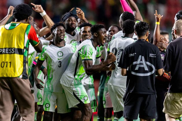 Jamaica v Nigeria, Unity Cup London 2026, Cup Final Nigeria players celebrate 3-00 win after the Unity Cup London 2026 match between Jamaica and Nigeria at The Valley, London, UK on 30 May 2026. London The Valley Greater London UK Editorial use only , Copyright: xManjitxNarotrax PSI-24353-0070