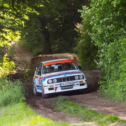 30.05.2026, GER, Motorsport Rallyesport, Maenner Frauen, Saison 2026, 61. RSC-Rallye Wartburg RSC Rallye Super Cup powered by Carunion org. MC Eisenach SCHMIDTMEISTER, Markus (DEU) ZIMMERMANN, Markus (DEU) (BMW M3) Am Samstagnachmittag gingen die Teilnehmer Fahrer auf die letze Wertungsprüfung Flachsgrund powered by Formella Bau GmbH. 99817 Eisenach Festplatz Spicke Thüringen Deutschland