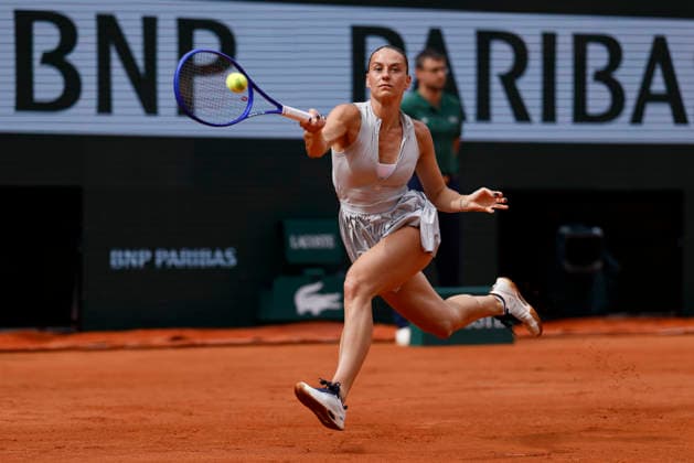 May 31, 2026, Paris, Paris, France: Marta KOSTYUK (UKR) during the tennis Grand Slam of Roland Garros 2026, at Roland Garros Stadium - on May 31 2026 .Paris - France Tennis Grand Slam Of Roland Garros 2026 Match Between Marta KOSTYUK (UKR) 15 And Iga SWIATEK (POL)  - ZUMAb253 20260531_zsp_b253_004 Copyright: xLoicxBaratouxx