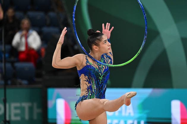 IPA85207235 - RAFFAELI Sofia (ITA) during European Championships in Rhythmic gymnastics, Rhythmische Sportgymnastik, RSG Gymnastics in Varna, Bulgaria, May 31 2026  Copyright: xFilippoxTomasi IPAxSportx xx 85207235