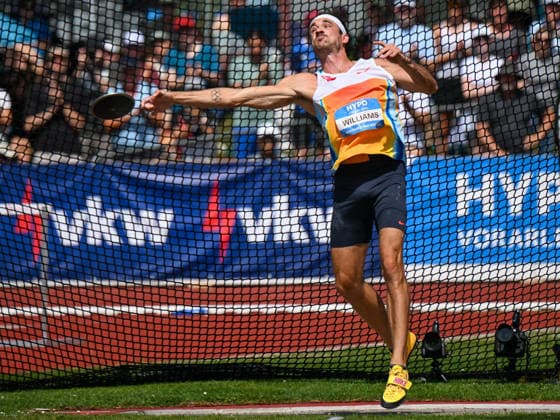 ATHLETICS - Hypomeeting Goetzis 2026 GOETZIS,AUSTRIA,31.MAY.26 - ATHLETICS - World Athletics Combined Events Tour, Hypomeeting, decathlon, discus throw. Image shows Harrison Williams (USA).  GEPAxpictures xOliverxLerch
