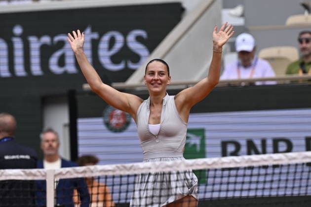 Tennis -Internationaux de France - Roland Garros 2026 - ITF - 31 05 2026 - Tennis -Internationaux de France - Roland Garros 2026 - ITF - 31 05 2026 - Marta Kostyuk - Ukraine a battu Swiatek ParisFrance  Copyright: xChryslenexCaillaud Psnewzx