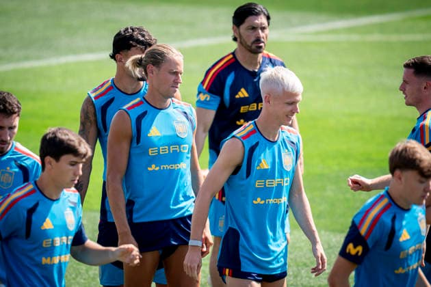 May 31, 2026, Las Rozas, Madrid, Spain: Marcos Llorente of Spain during the training session of the Spain National Football Team at the pre FIFA World Cup, WM, Weltmeisterschaft, Fussball training camp at the Football City (Ciudad del Futbol) on May 31, 2026, in Las Rozas, Spain. Spain National Football Team Training Session - ZUMAa181 20260531_zaa_a181_082 Copyright: xAngelxPerezxMecax