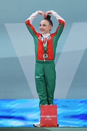 IPA85209992 - NIKOLOVA Stiliana (BUL) silver during European Championships in Rhythmic gymnastics, Rhythmische Sportgymnastik, RSG Gymnastics in Varna, Bulgaria, May 31 2026  Copyright: xFilippoxTomasi IPAxSportx xx 85209992