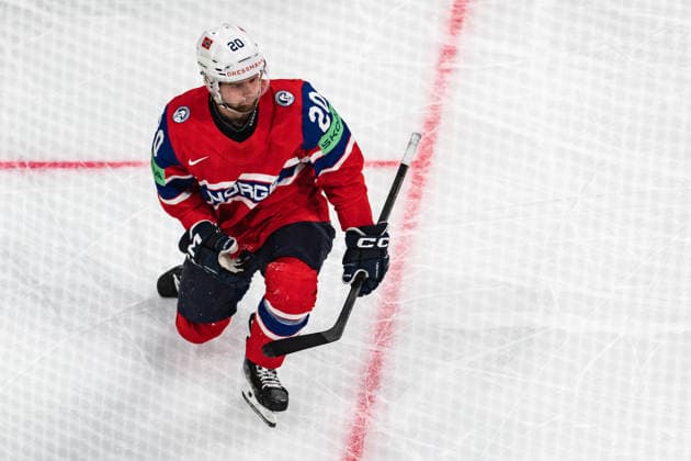 ZURICH, ZURICH - MAY 31: Emilio Pettersen of Norway celebrates after scoring the opening goal during the Bronze Medal Game between Canada and Norway of the 2026 IIHF World Championship, WM, Weltmeisterschaft at Swiss Life Arena on May 31, 2026 in Zurich, Zurich, Switzerland. Copyright: xLivioxBaeriswylx xSPPx Sportspressphoto_SPR157725