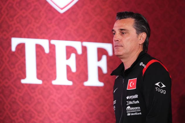Turkish national team, Nationalteam head coach Vincenzo Montella speaks ahead of 2026 FIFA World Cup, WM, Weltmeisterschaft, Fussball ISTANBUL, TURKIYE - MAY 31: Turkish National Football Team head coach Vincenzo Montella arrives to speak within a press conference, PK, Pressekonferenz at the Hasan Dogan National Teams Camp and Training Facilities, where the national team continues its preparations ahead of the 2026 FIFA World Cup in Istanbul, Turkiye on May 31, 2026. Hakan Akgun Anadolu Istanbul Turkey. Editorial use only. Please get in touch for any other usage.  Copyright: x2026xAnadoluxHakanxAkgunx