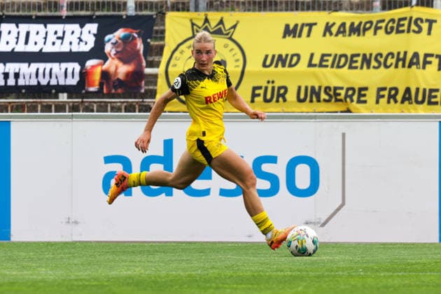 31.05.2026, xgrfx, Fussball Frauen Regionalliga West, Borussia Dortmund - Vorwärts Spoho Köln v.l. Ann-Sophie Vogel (Borussia Dortmund) (DFL DFB REGULATIONS PROHIBIT ANY USE OF PHOTOGRAPHS as IMAGE SEQUENCES and or QUASI-VIDEO) Stadion Rote Erde
