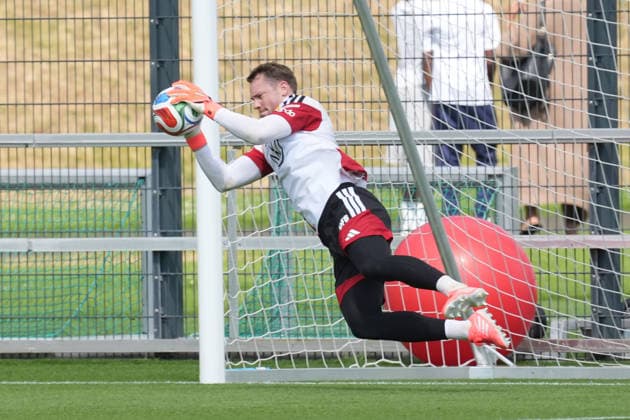 Torwart Manuel Neuer (Deutschland Germany) im Tor - Frankfurt 01.06.2026: Deutsche Nationalmannschaft verabschiedet sich mit öffentlichem Training aus Deutschland