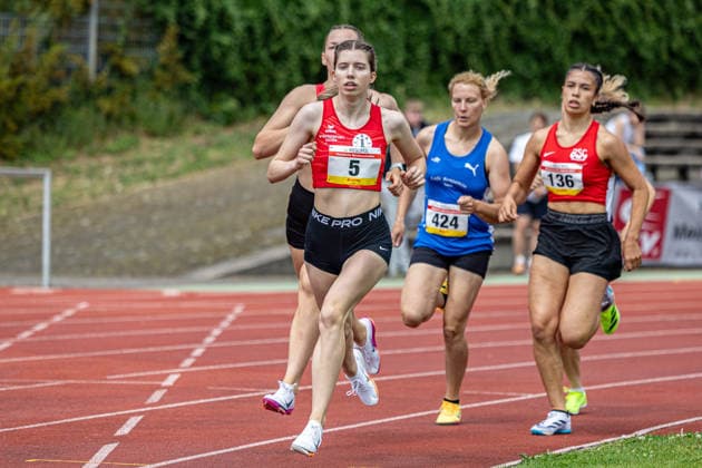 Hessische Meisterschaften Aktive; Darmstadt, 31.05.2026 Emilia Wischer (LG Alheimer Rotenburg-Bebra); Hessische Meisterschaften Aktive in der Bürgerparkstadion in Darmstadt am 31.05.2026, (Hessen). Copyright: xBEAUTIFULxSPORTS KJPetersx
