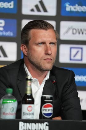 Sportvorstand Marcus Krösche (Eintracht Frankfurt) - Frankfurt 01.06.2026: Eintracht Frankfurt stellt Adi Hütter als neuen Trainer vor, Proficamp Eintracht