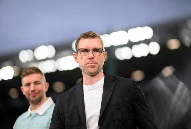 Per Mertesacker (TV Experte). Fussball Länderspiel, Deutschland (GER) - Finnland (FIN) am 31.05.2026 in Mainz Deutschland. Mewa Arena