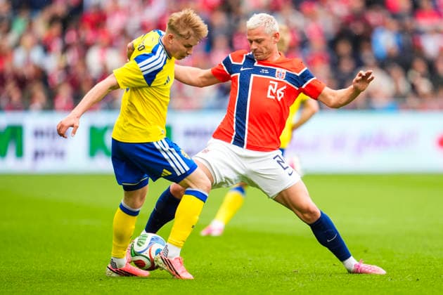 Private international football match Norway Sweden Oslo 20260601 Norway s Julian Ryerson during the private international men s football match between Norway and Sweden at Ullevaal Stadium Photo Lise Aserud NTB Oslo Norway EDITORIAL USE ONLY RESTRICTED USE FOR BETTING COMPANIES  Copyright: xLisexAserudx xNTBx