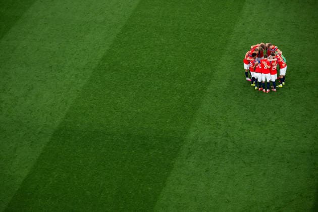 260601 Players of Norway ahead of the International Friendly, Länderspiel, Nationalmannschaft football match between Norway and Sweden on June 1, 2026 in Oslo. Photo: Vegard Grott BILDBYRAN kod VG JM0820 bbeng fotboll football soccer fotball träningslandskamp privatlandskamp landskamp international friendly norge norway sverige sweden sverige a Copyright: VEGARDxGRoTT BB260601VG038