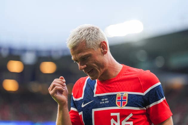 Private international football match Norway Sweden Oslo 20260601 Norways Julian Ryerson during the mens private international football match between Norway and Sweden at Ullevaal Stadium Photo Lise Aserud NTB Oslo Norway EDITORIAL USE ONLY RESTRICTED USE FOR BETTING COMPANIES  Copyright: xLisexAserudx xNTBx