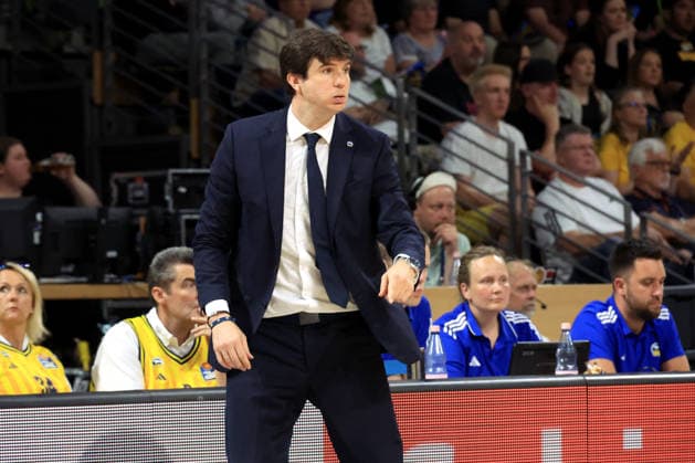 DEU, easyCredit BBL, ALBA vs. BMA365 Bamberg Baskets, 01.06.2026, Uber-Arena, Berlin, DEU, easyCredit BBL, ALBA vs. BMA365 Bamberg Baskets, im Bild CHEFTRAINER Pedro Calles (ALBA Berlin)