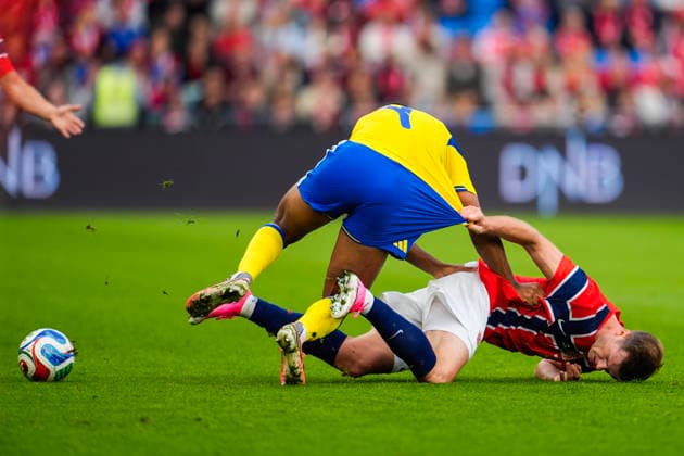 Private international football match Norway Sweden Oslo 20260601 Private international mens football match between Norway and Sweden at Ullevaal Stadium Photo Lise Aserud NTB Oslo Norway EDITORIAL USE ONLY RESTRICTED USE FOR BETTING COMPANIES  Copyright: xLisexAserudx xNTBx