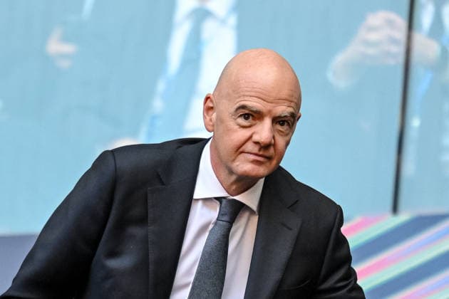 FIFA Präsident Gianni Infantino Looks on during the UEFA Champions League Final 2026 match between Paris Saint-Germain and Arsenal FC at Puskas Arena on May 30, 2026 in Budapest, Hungary. (Photo by Harry Langer DeFodi Images) -