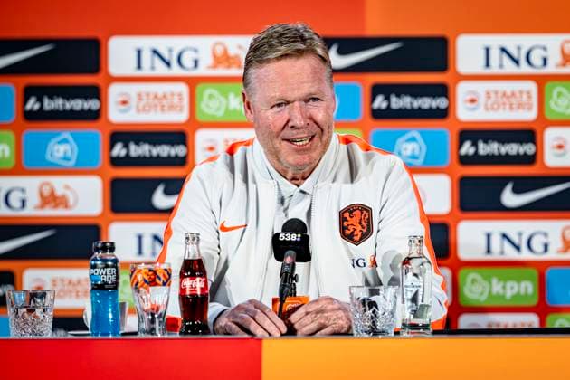 ZEIST - National coach Ronald Koeman of the Netherlands national team, Nationalteam during the training and press conference, PK, Pressekonferenz at the KNVB Campus on June 2, 2026 in Zeist, the Netherlands. (Photo by Stefan Koops EYE4IMAGES DeFodi Images) -