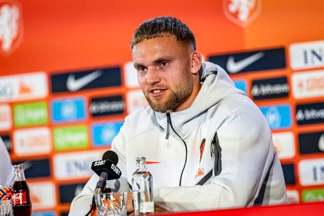 ZEIST - Goalkeeper Bart Verbruggen of the Netherlands during the training and press conference, PK, Pressekonferenz at the KNVB Campus on June 2, 2026 in Zeist, the Netherlands. (Photo by Stefan Koops EYE4IMAGES DeFodi Images) -