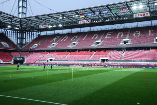 Fussball, WM-Qualifikation Europa (Frauen) Saison 2026 Abschlusstraining Deutschland vor dem Spiel gegen Norwegen 04.06.2026, RheinEnergeieSTADION Das Kölner RheinEnergieSTADION während dem Abschlusstraining Köln RheinEnergieSTADION Nordrhein-Westfalen Deutschland