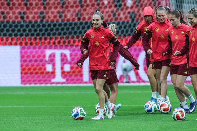 Fussball, WM-Qualifikation Europa (Frauen) Saison 2026 Abschlusstraining Deutschland vor dem Spiel gegen Norwegen 04.06.2026, RheinEnergeieSTADION Sophia Kleinherne (Germany, 23) Köln RheinEnergieSTADION Nordrhein-Westfalen Deutschland