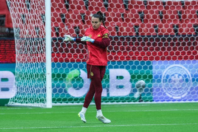 Fussball, WM-Qualifikation Europa (Frauen) Saison 2026 Abschlusstraining Deutschland vor dem Spiel gegen Norwegen 04.06.2026, RheinEnergeieSTADION Ena Mahmutovic (Germany, 21) Köln RheinEnergieSTADION Nordrhein-Westfalen Deutschland