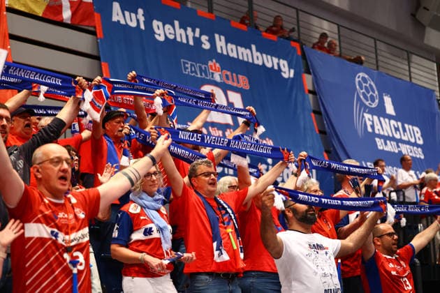 Handball I Herren I Saison 2025 2026 I Bundesliga I 33. Spieltag I HSV Hamburg - HSG Wetzlar I 04.06.2026 Fans HSV Hamburg Hamburg Alsterdorfer Sporthalle Hamburg Deutschland Copyright: xLobeca RalfxHomburgx