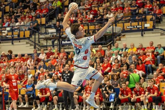 2. HBL (Handball-Bundesliga), Saison 2025 26, 34. Spieltag: Eulen Ludwigshafen gegen TV 05 07 Hüttenberg