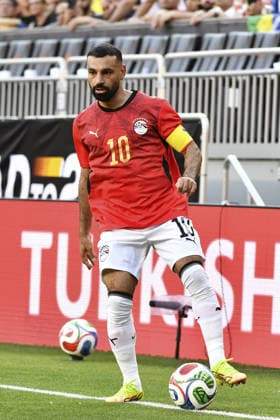CLEVELAND, USA - JUNE 06: Mohamed Salah of Eygpt during an International Friendly, Länderspiel, Nationalmannschaft match in preparation for the upcoming 2026 FIFA World Cup, WM, Weltmeisterschaft, Fussball between Brazil and Egypt (Photo by Rebekah Wynkoop SPP) Copyright: xRebekahxWynkoop SPPx Sportspressphoto_SPR162397