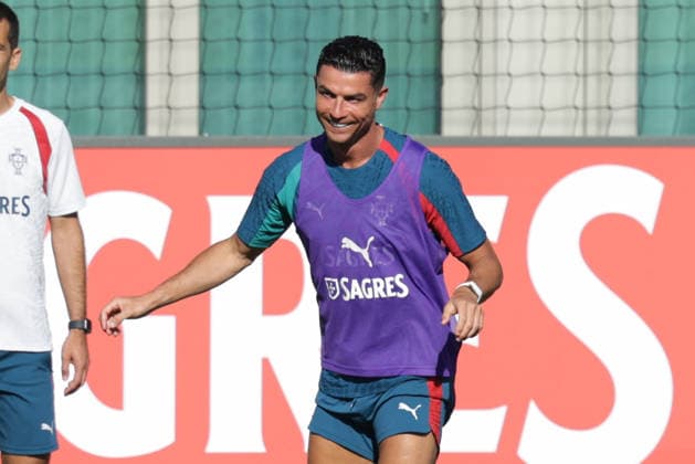 Training of the Portuguese national football team in the football city of Oeiras - Portugal, June 9, 2026, in Alges, Portugal. Cristiano Ronaldo (Portugal ,7) Copyright: HMBxMedia FernandoxSoares