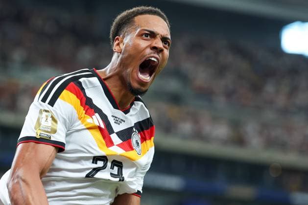 Torjubel von Felix Nmecha 23 (Deutschland) zum 1:0, Deutschland vs. Curacao, Fussball, Weltmeisterschaft 2026, Gruppenphase, 14.06.2026 Houston Texas USA