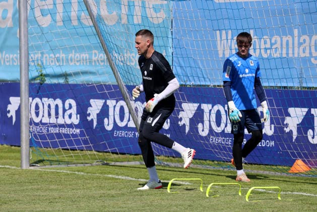 Fussball, Herren, Regionalliga Bayern, Saison 2026 2027, TSV 1860 München, Training, Grünwalder Strasse 114 Vitus Eicher, Torwart Trainer (TSV 1860 München) beim Training