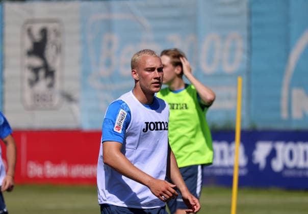 Fussball, Herren, Regionalliga Bayern, Saison 2026 2027, TSV 1860 München, Training, Grünwalder Strasse 114 Lasse Faßmann Fassmann (TSV 1860 München) Kopf, Oberkörper