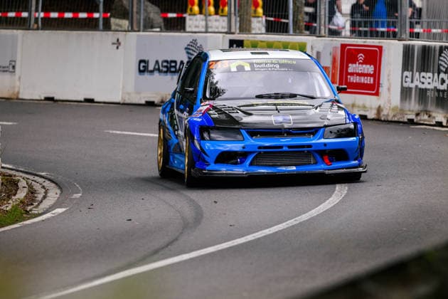 Cedric Schilling, LUX, Mitsubishi Lancer EVO, 213 GER, 27. Internationales ADAC Glasbachrennen, Bergrennen, Motorsport, Trainingstag, Samstag, 13.06.2026 GER, 27. Internationales ADAC Glasbachrennen, Bergrennen, Motorsport, Trainingstag, Samstag, 13.06.2026 Steinbach Copyright: xEibner-Pressefoto MartinxHerbstx EP_MHT