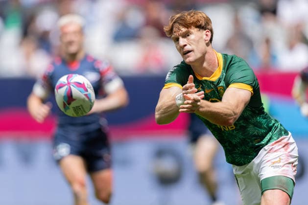 Bordeaux Sevens, SVNS Rugby World Championship, WM, Weltmeisterschaft Jayden Nell (RSA, Suedafrika). Drittes Turnier der SVNS World Championship, Siebener-Rugby WM vom 5. bis 7. Juni 2026 in Bordeaux (Frankreich). Tag 1, Gruppenspiele am 5. Juni 2026., Bordeaux Region Nouvelle-Aquitaine Frankreich Stade Atlantique