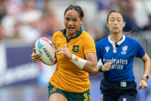 Bordeaux Sevens, SVNS Rugby World Championship, WM, Weltmeisterschaft Faith Nathan (Australien). Drittes Turnier der SVNS World Championship, Siebener-Rugby WM vom 5. bis 7. Juni 2026 in Bordeaux (Frankreich). Tag 1, Gruppenspiele am 5. Juni 2026., Bordeaux Region Nouvelle-Aquitaine Frankreich Stade Atlantique