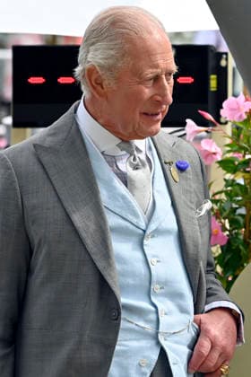 20.06.2026, Ascot, Windsor, GBR - Portrait of HRH King Charles III. Ascot racecourse. (Koenig Charles, Royals, Portrait, Portraet) 260620C993ROYAL_ASCOT.JPG