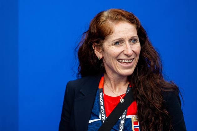 260626 Lise Klaveness, president of Norwegian Football Association (NFF) ahead of the FIFA World Cup, WM, Weltmeisterschaft, Fussball 2026 group stage football match between Norway and France on June 26, 2026 in Foxborough. Photo: Jon Olav Nesvold BILDBYRAN COP 217 VG0967 bbeng fotboll football soccer fotball vm fotbolls-vm fotball-vm fotbolls-vm 2026 fifa world cup 2026 norge norway frankrike france boston Copyright: JONxOLAVxNESVOLD BB260626JE002