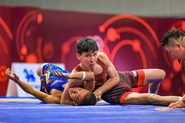 U15 Wrestling Asian Championships 2026 57kg GR - Nurislam Kenzhebaevich Kenzhebaev (KGZ) df. Pathit Reeja (THA)