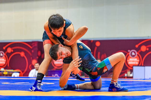 U15 Wrestling Asian Championships 2026 57kg GR - Shamsuddin Inatulloev (TJK) df. Aitugan Osman (KAZ)