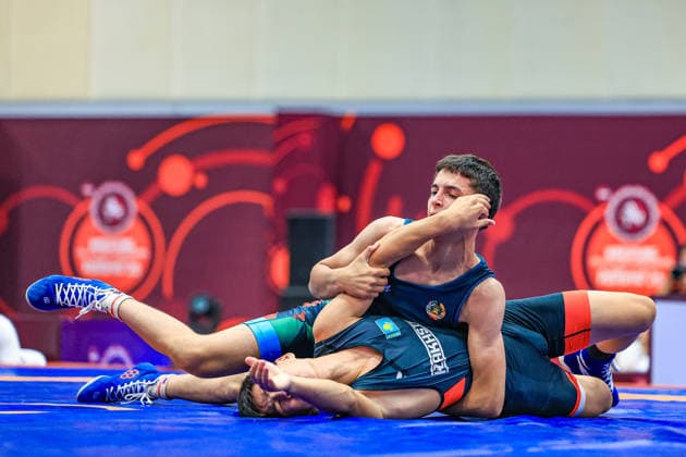 U15 Wrestling Asian Championships 2026 57kg GR - Shamsuddin Inatulloev (TJK) df. Aitugan Osman (KAZ)