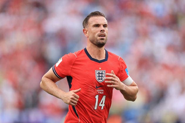 Football - FIFA World Cup, WM, Weltmeisterschaft, Fussball - Group L - Panama v England 27th June 2026 - FIFA World Cup - Group L - Panama v England - Jordan Henderson of England - Photo: Simon Stacpoole Offside. New Jersey USA Copyright: xSimonxStacpoolexOffside