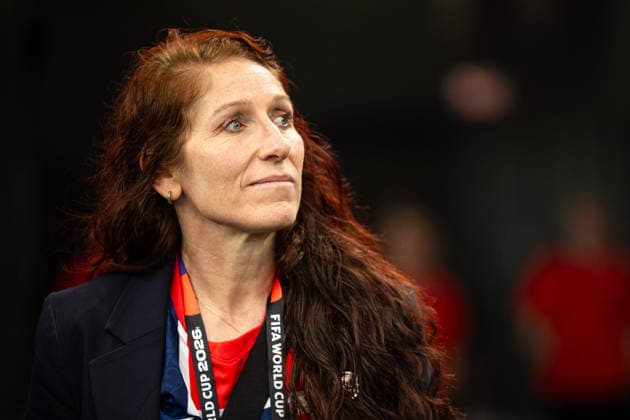 260630 President of the Norweigan Football Federation Lise Klaveness ahead of the FIFA World Cup, WM, Weltmeisterschaft, Fussball 2026 round of 32 football match between CÃ te d Ivoire and Norway on June 30, 2026 in Dallas. Photo: Jon Olav Nesvold BILDBYRAN COP 217 VG0975 bbeng fotboll football soccer fotball vm fotbolls-vm fotball-vm fotbolls-vm 2026 fifa world cup 2026 16-delsfinale round of 32 arlington texas norge norway elfenbenskusten elfenbenskysten ivory coast Copyright: JONxOLAVxNESVOLD BB260630JE018