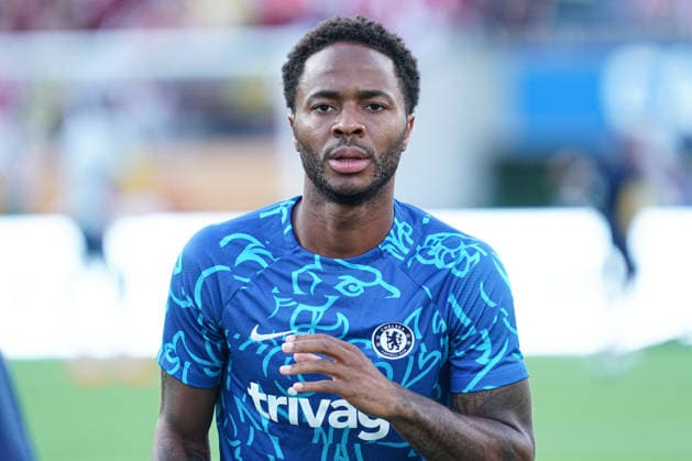 Arsenal FC at Orlando City, Orlando, Florida, USA Orlando, Florida, USA, July 23, 2022, Chelsea Midfielder Raheem Sterling 17 warming up at Camping World Stadium in a Friendly Match. Copyright: xMartyxJean-Louisx