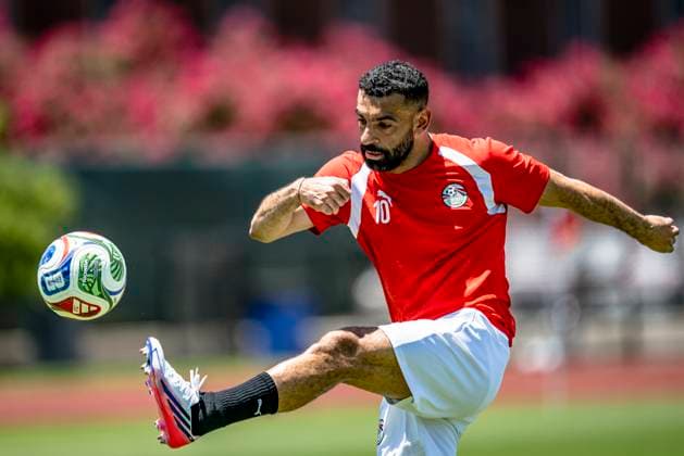 DALLAS - Mohamed Salah of Egypt during the 2026 World Cup, training with Egypt at Washburne Soccer and Track Stadium on July 2, 2026, in Dallas, United States. (Photo by Stefan Koops EYE4IMAGES DeFodi Images) -