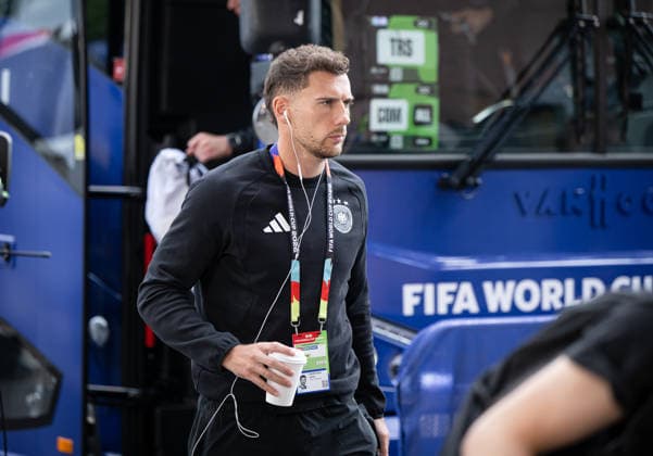 Fussball FIFA WM 2026 Sechzehntelfinale in Boston Deutschland - Paraguay 29.06.2026 Teamankunft im Stadion, Leon Goretzka (Deutschland)
